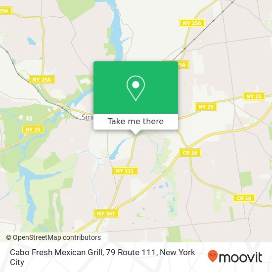 Cabo Fresh Mexican Grill, 79 Route 111 map