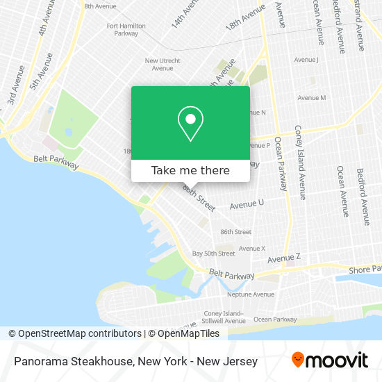 Panorama Steakhouse map