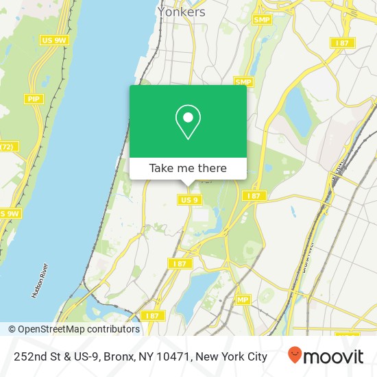 252nd St & US-9, Bronx, NY 10471 map