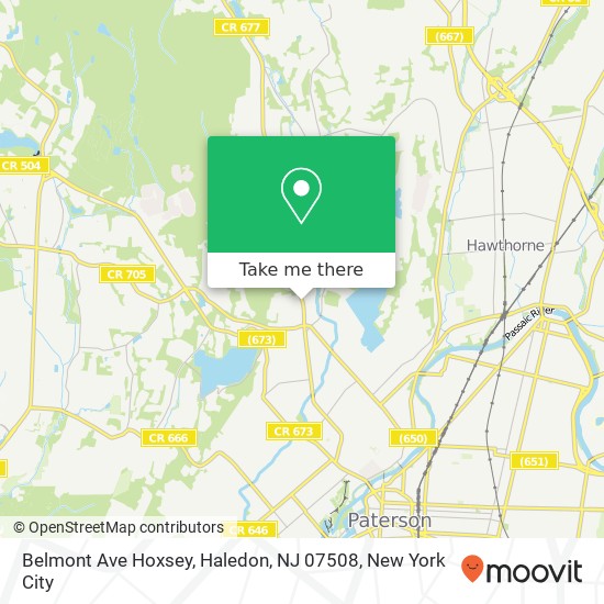 Mapa de Belmont Ave Hoxsey, Haledon, NJ 07508