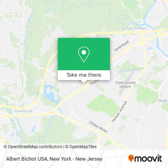 Mapa de Albert Bichot USA