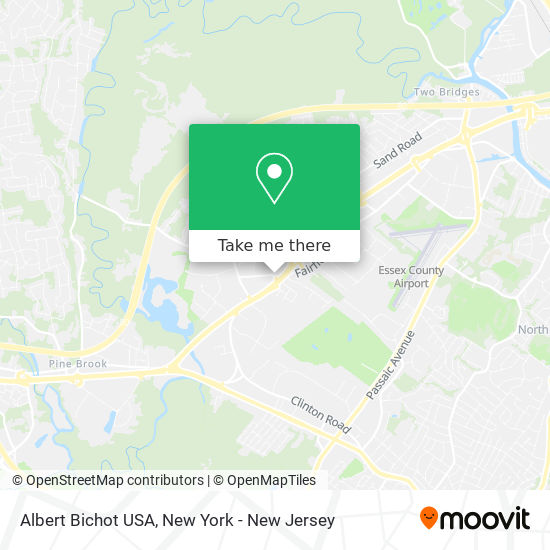 Albert Bichot USA map