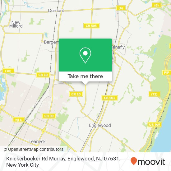Knickerbocker Rd Murray, Englewood, NJ 07631 map