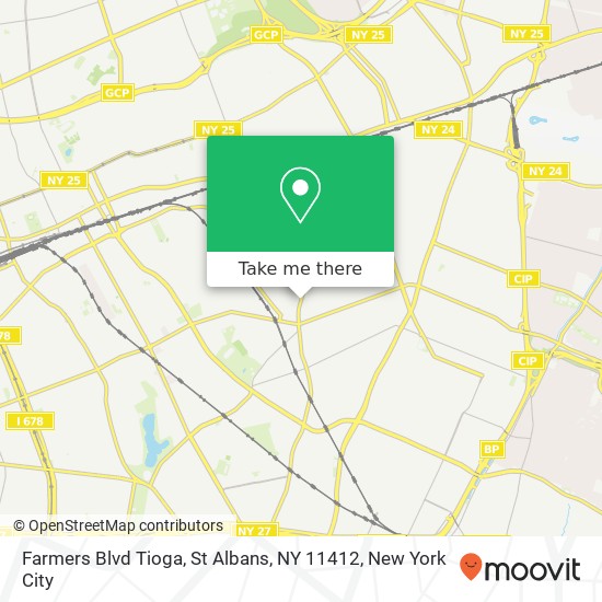 Farmers Blvd Tioga, St Albans, NY 11412 map
