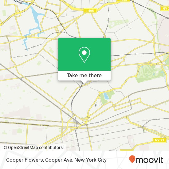 Mapa de Cooper Flowers, Cooper Ave