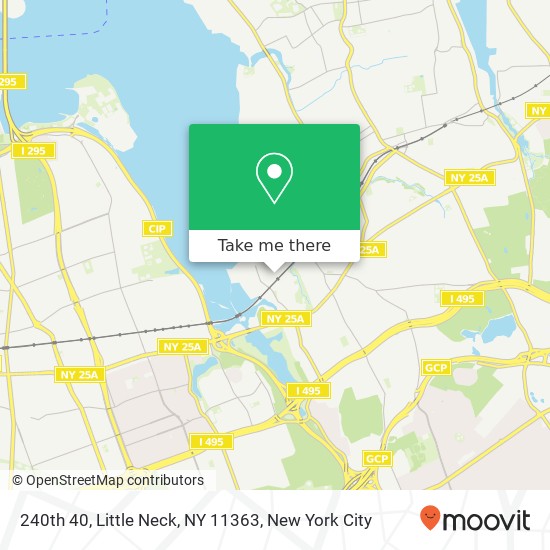 Mapa de 240th 40, Little Neck, NY 11363