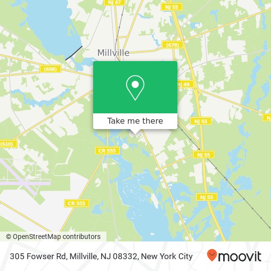 305 Fowser Rd, Millville, NJ 08332 map