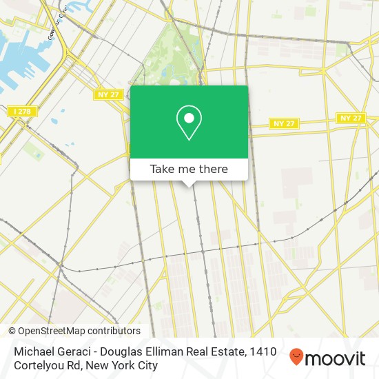 Michael Geraci - Douglas Elliman Real Estate, 1410 Cortelyou Rd map