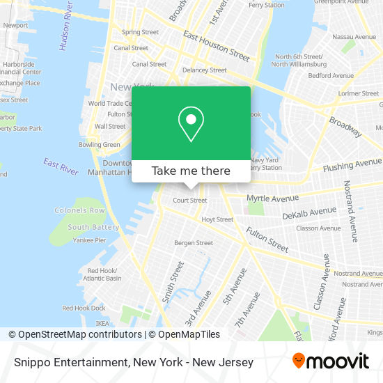 Snippo Entertainment map