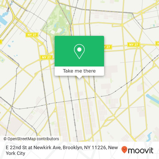 E 22nd St at Newkirk Ave, Brooklyn, NY 11226 map