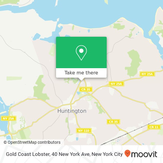 Mapa de Gold Coast Lobster, 40 New York Ave