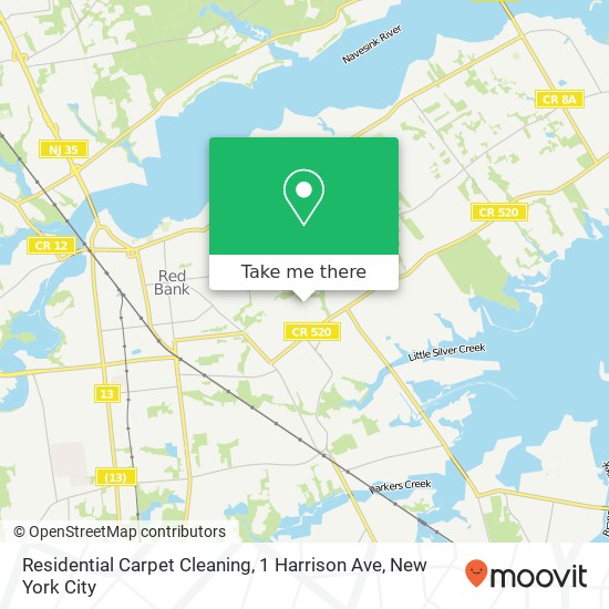 Mapa de Residential Carpet Cleaning, 1 Harrison Ave