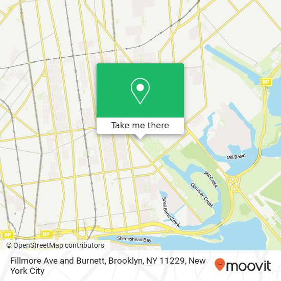 Fillmore Ave and Burnett, Brooklyn, NY 11229 map