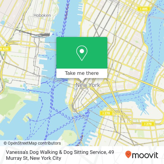 Vanessa's Dog Walking & Dog Sitting Service, 49 Murray St map