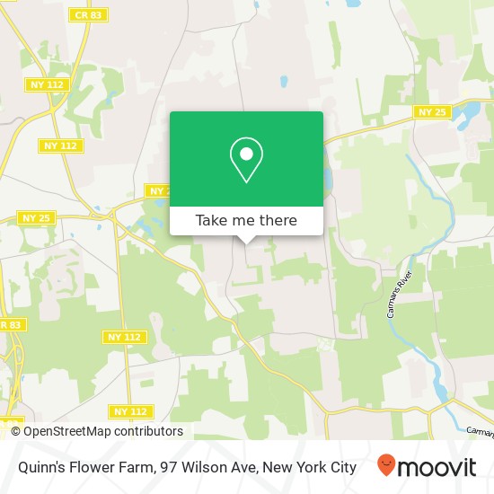 Mapa de Quinn's Flower Farm, 97 Wilson Ave