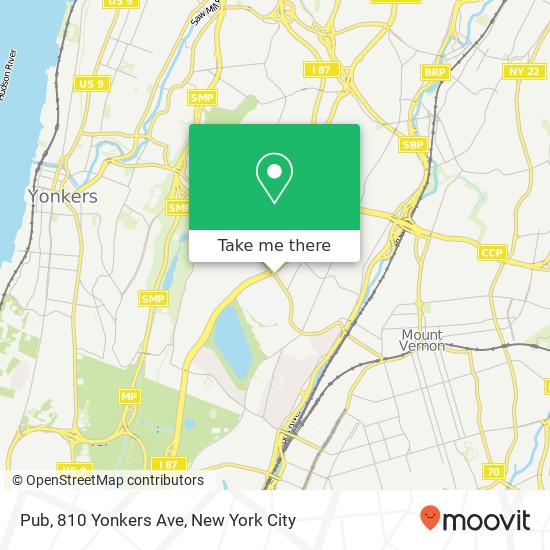 Mapa de Pub, 810 Yonkers Ave