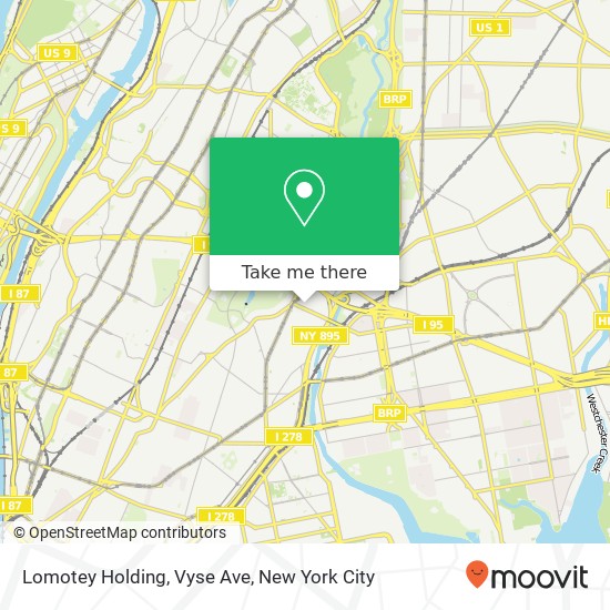Mapa de Lomotey Holding, Vyse Ave