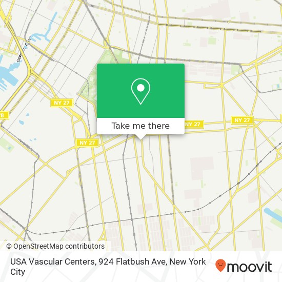 USA Vascular Centers, 924 Flatbush Ave map