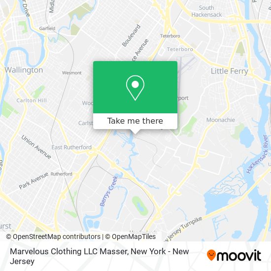 Mapa de Marvelous Clothing LLC Masser