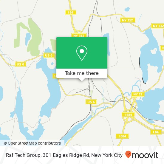 Mapa de Raf Tech Group, 301 Eagles Ridge Rd