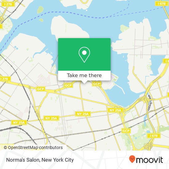 Norma's Salon map