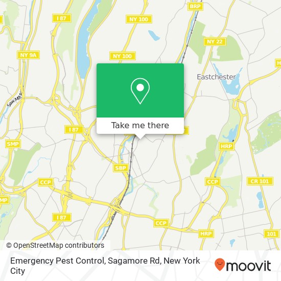 Emergency Pest Control, Sagamore Rd map