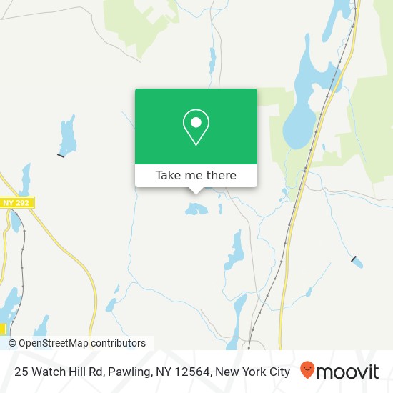 25 Watch Hill Rd, Pawling, NY 12564 map