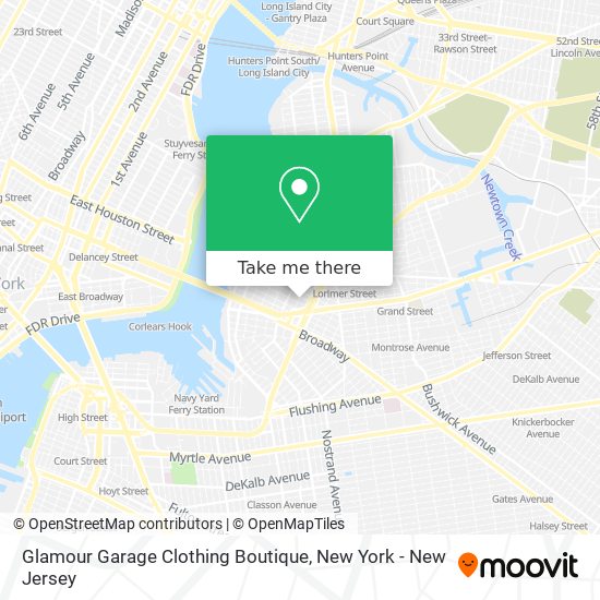 Mapa de Glamour Garage Clothing Boutique