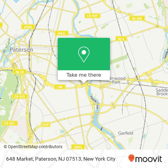 648 Market, Paterson, NJ 07513 map