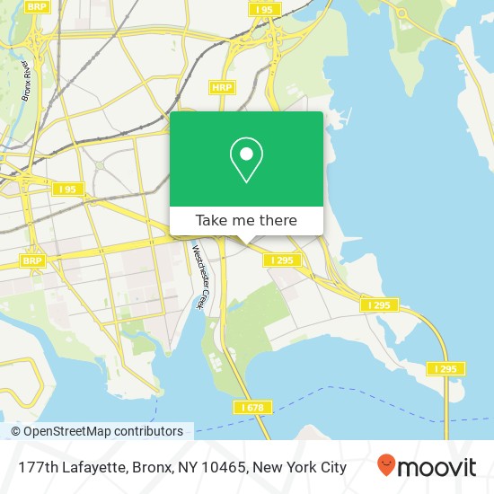 Mapa de 177th Lafayette, Bronx, NY 10465