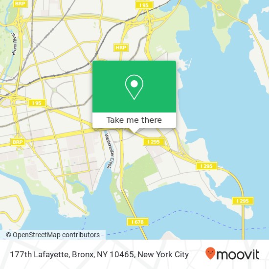 177th Lafayette, Bronx, NY 10465 map