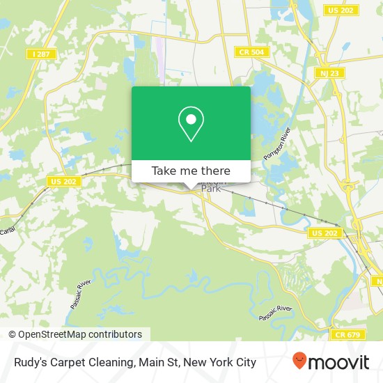 Rudy's Carpet Cleaning, Main St map