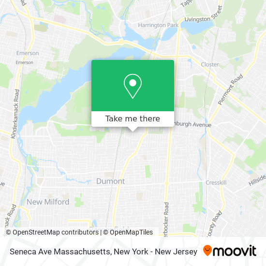 Mapa de Seneca Ave Massachusetts