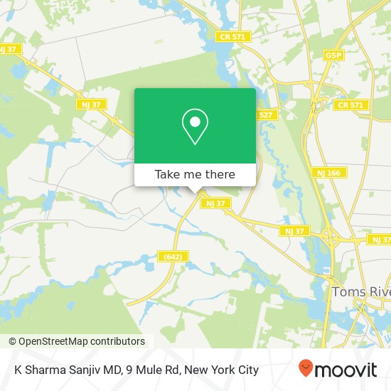 Mapa de K Sharma Sanjiv MD, 9 Mule Rd