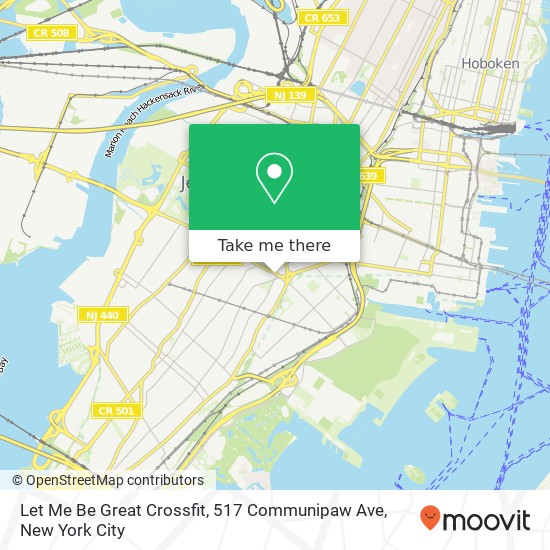 Let Me Be Great Crossfit, 517 Communipaw Ave map