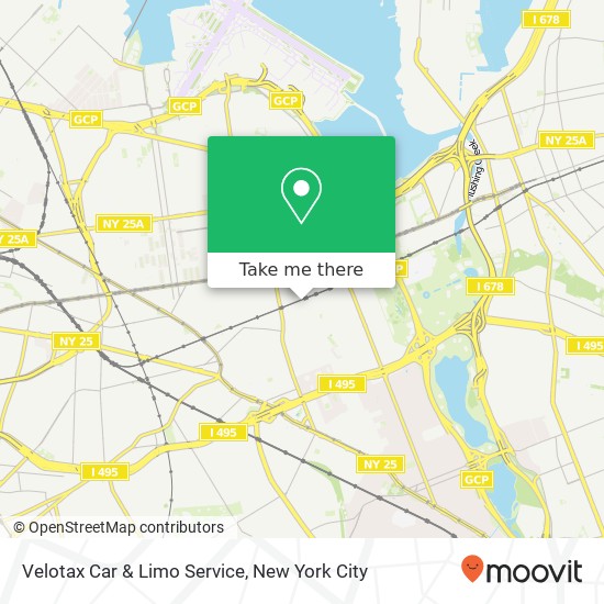 Mapa de Velotax Car & Limo Service