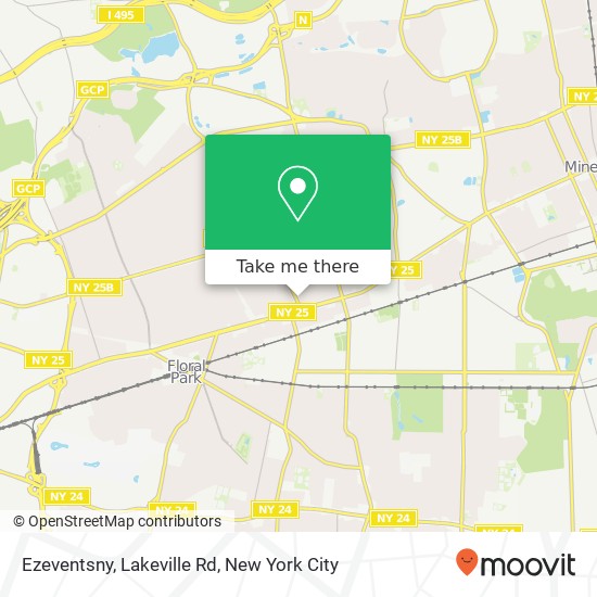 Mapa de Ezeventsny, Lakeville Rd