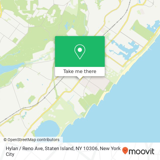 Mapa de Hylan / Reno Ave, Staten Island, NY 10306