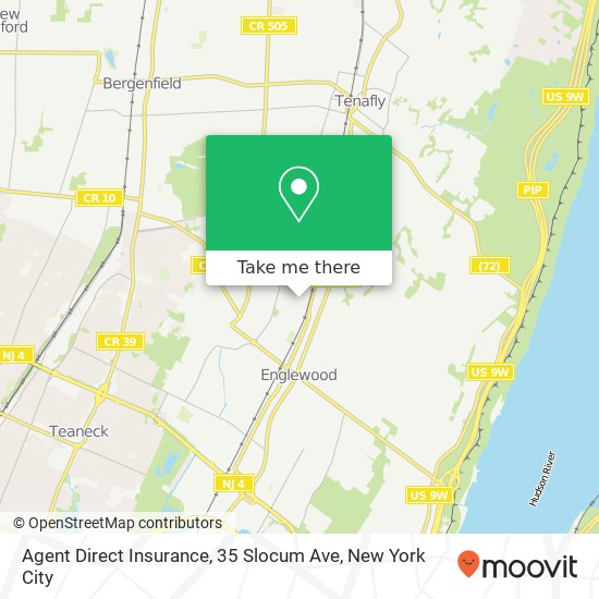 Agent Direct Insurance, 35 Slocum Ave map