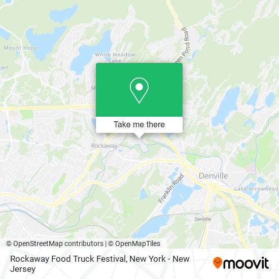 Rockaway Food Truck Festival map