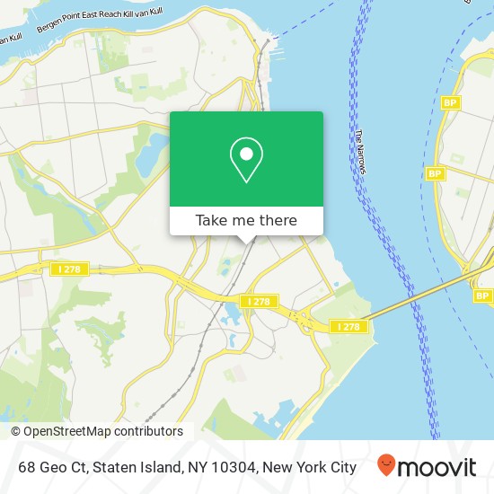 68 Geo Ct, Staten Island, NY 10304 map