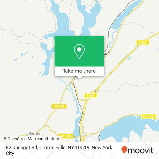 Mapa de 82 Juengst Rd, Croton Falls, NY 10519
