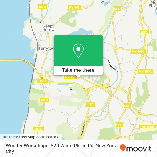 Mapa de Wonder Workshops, 520 White Plains Rd
