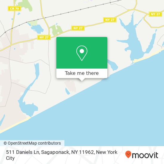 511 Daniels Ln, Sagaponack, NY 11962 map