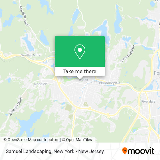 Samuel Landscaping map