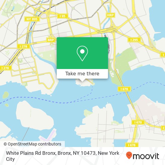Mapa de White Plains Rd Bronx, Bronx, NY 10473