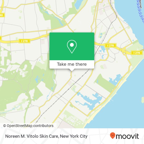 Noreen M. Vitolo Skin Care map