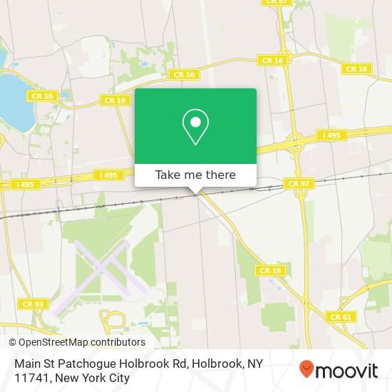 Main St Patchogue Holbrook Rd, Holbrook, NY 11741 map