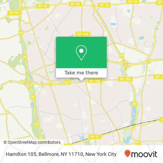 Hamilton 105, Bellmore, NY 11710 map