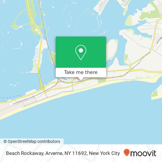 Mapa de Beach Rockaway, Arverne, NY 11692